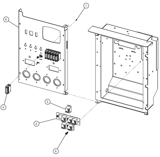 Maxi-Lite (SN 11-001672 to 11-999999) 6-Light Switches with Zettler Relays Assembly Parts by Allmand