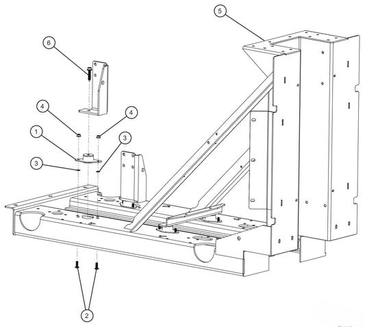 Maxi-Lite (SN 11-001672 to 11-999999) Engine Isolator Mounts Assembly Parts by Allmand