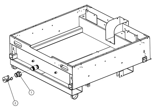 Maxi-Lite (SN 11-001672 to 11-999999) Fluid Containment Drain Cap Assembly Parts by Allmand