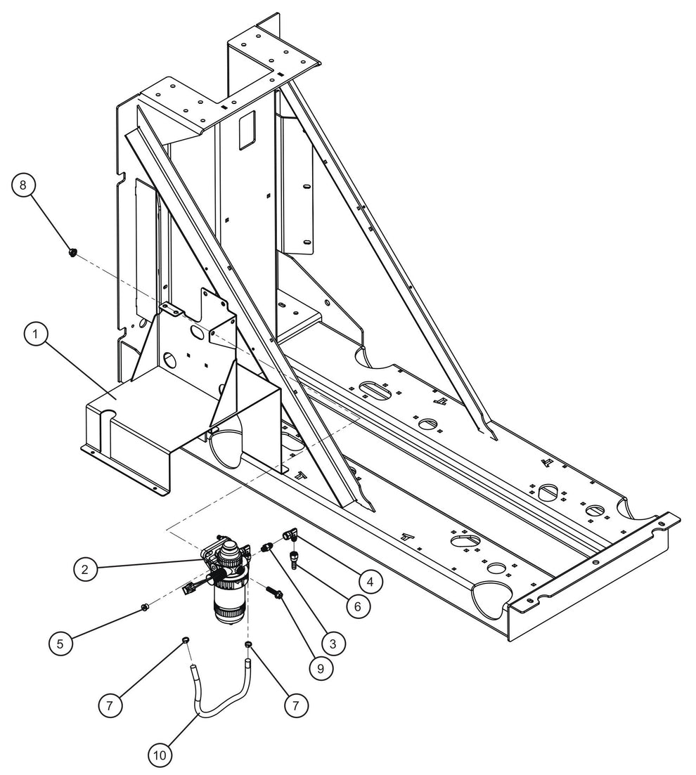Maxi-Lite (SN 11-001672 to 11-999999) Heated Fuel/Water Separator (2 of 2) Assembly Parts by Allmand
