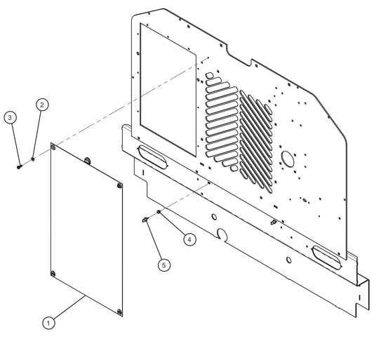 Maxi-Lite (SN 11-001672 to 11-999999) Radiator Cold Front Group Assembly Parts by Allmand