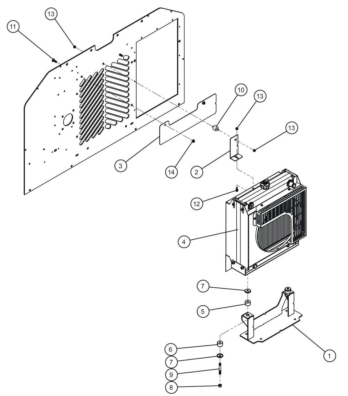 Maxi-Lite (SN 11-001672 to 11-999999) CAT C1.1 Engine Assembly Group (6 of 6) Parts by Allmand