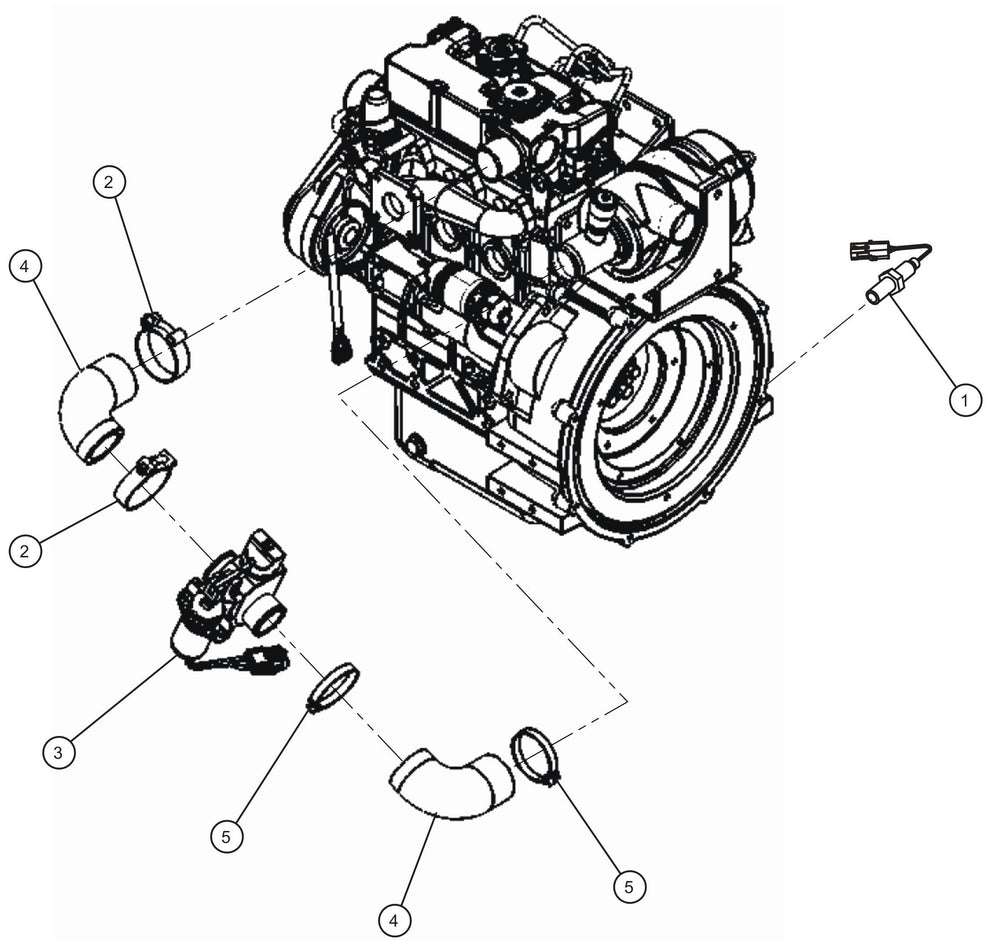 Maxi-Lite (SN 11-001672 to 11-999999) CAT C1.1 Engine Shocker Group (1 of 2) Assembly Parts by Allmand