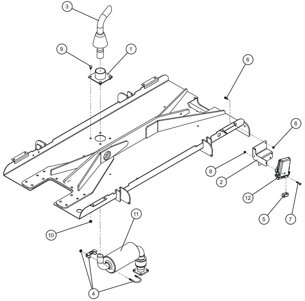 Maxi-Lite (SN 11-001672 to 11-999999) CAT C1.5 Turbo Engine Group (4 of 4) Assembly Parts by Allmand