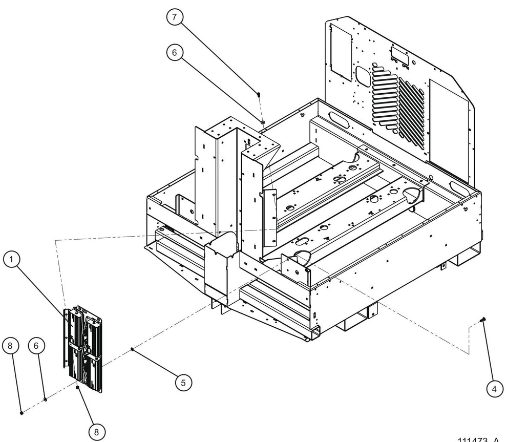 LD Series Maxi-Lite II-Conssin LED 4 Driver Install Group Assembly Parts By Allmand