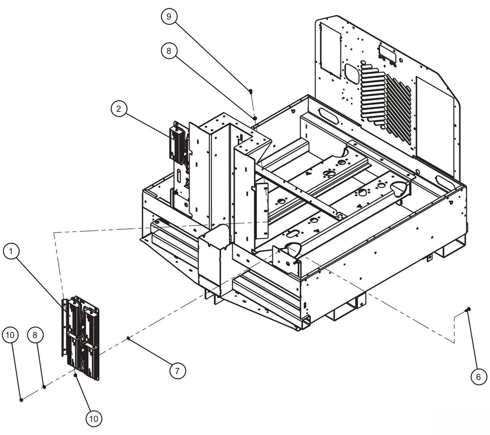LD Series Maxi-Lite II-Conssin LED 4 and 2 Drivers Install Group Assembly Parts By Allmand