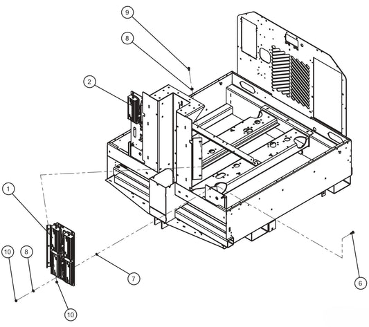 V-Series Maxi-Lite II Conssin LED 4 and 2 Drivers Install Group Assembly Parts By Allmand