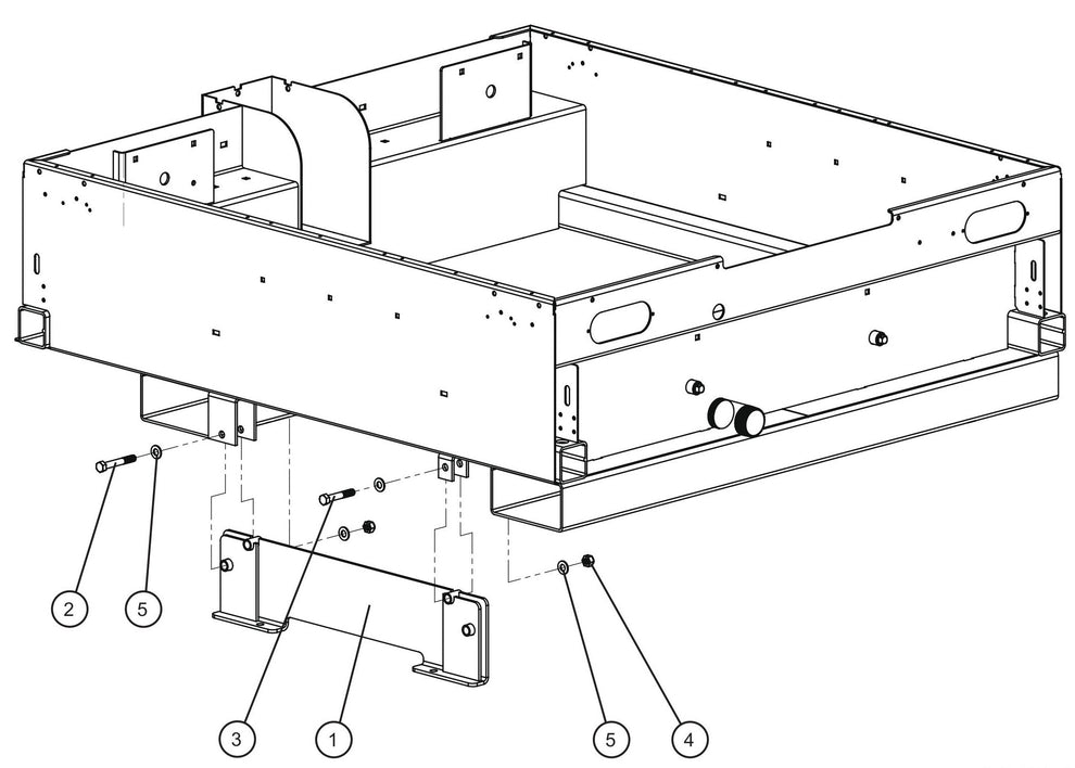 V-Series Maxi-Lite II Skid Mount Install Group Assembly Parts By Allmand
