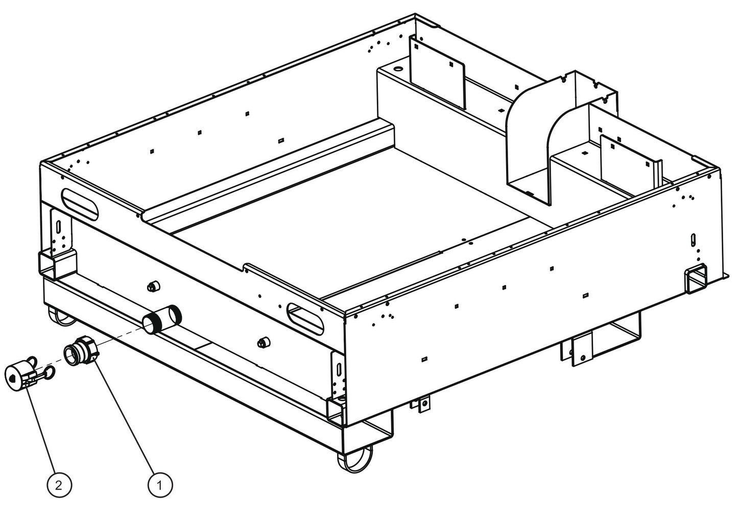 LD Series Maxi-Lite II-Containment Drain Assembly Parts By Allmand
