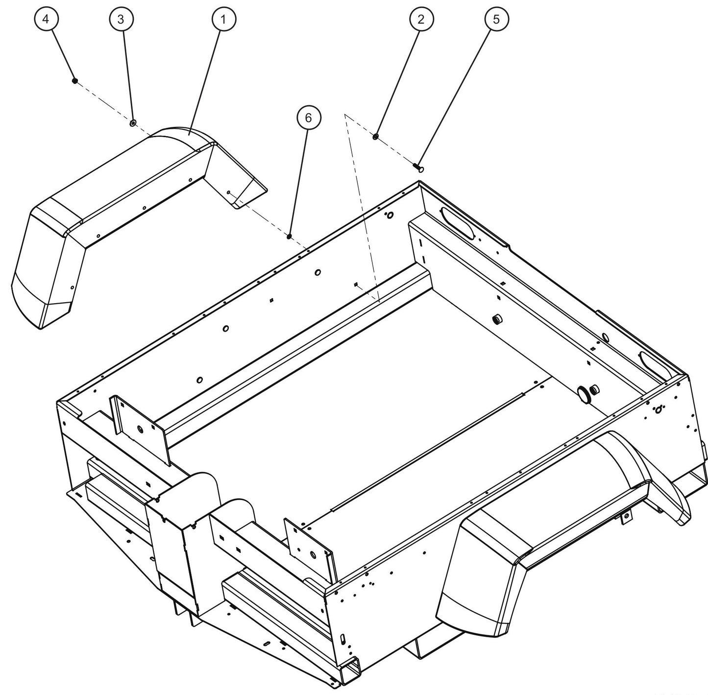 LD Series Maxi-Lite II-Fender Options Assembly Parts By Allmand