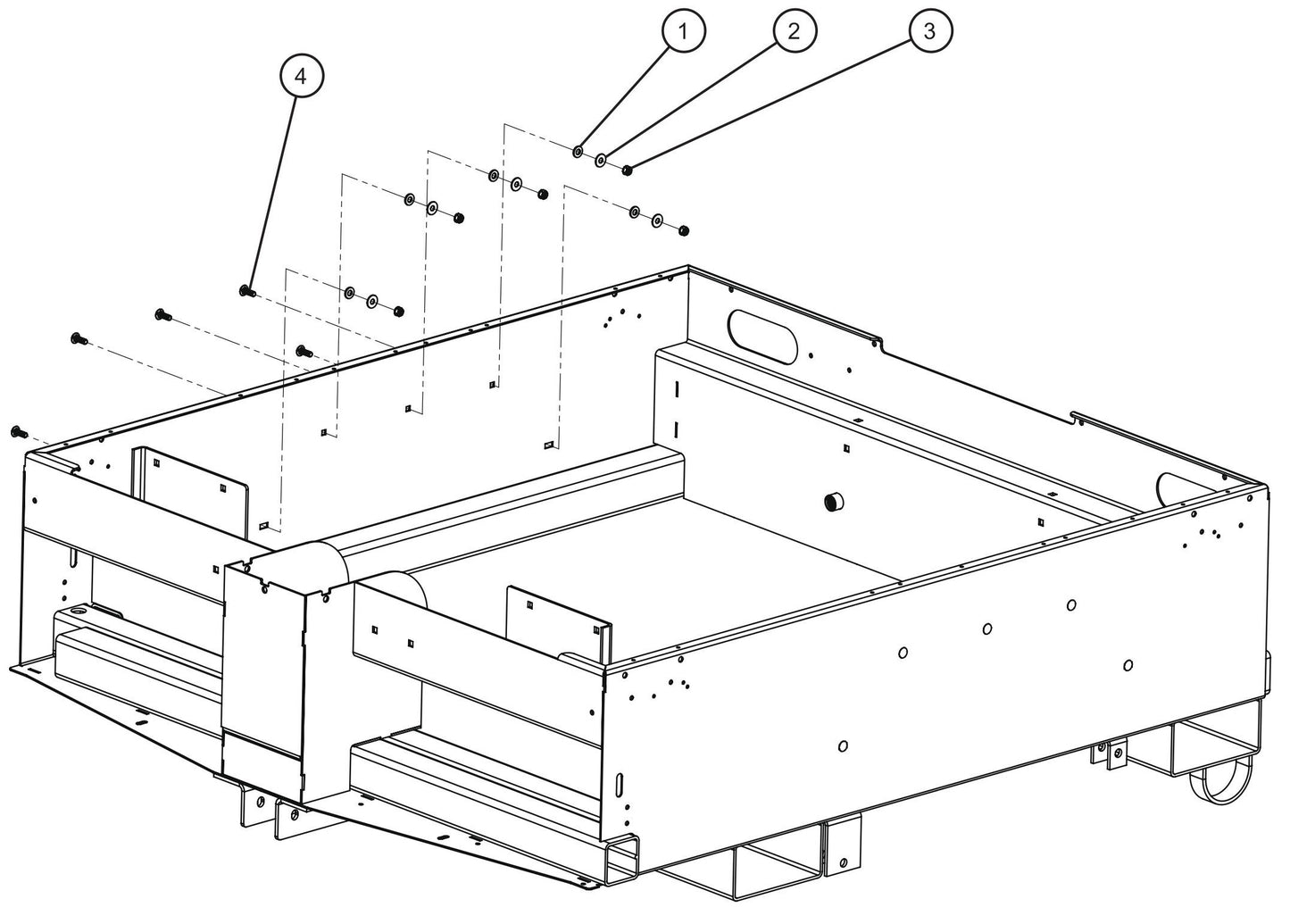LD Series Maxi-Lite II-No Fender Option Assembly Parts By Allmand