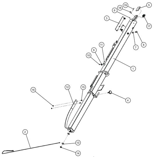 V-Series Maxi-Lite II Laydown Tower New Style (1 of 2) Assembly Parts By Allmand