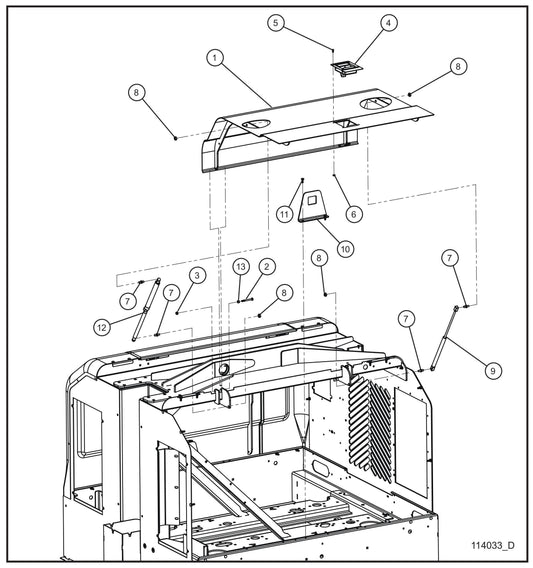 Maxi-Lite (SN 11-001672 to 11-999999) Doors Assembly Parts by Allmand