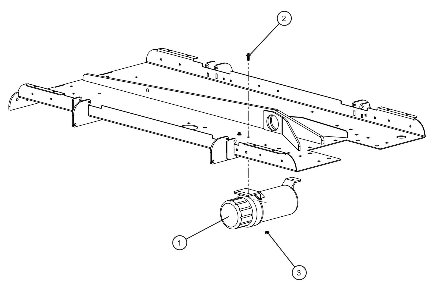 Maxi-Lite (SN 11-001672 to 11-999999) Manual Canister Assembly Parts by Allmand