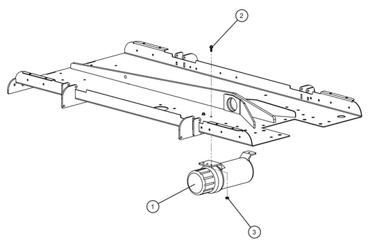 Maxi-Lite (SN 11-001672 to 11-999999) Manual Canister Assembly Parts by Allmand