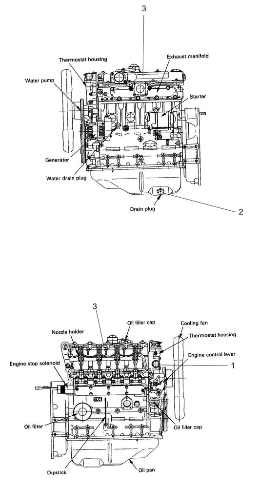 V-Series Maxi-Lite 15-20KW-Isuzu 4LE1 Assembly Parts By Allmand