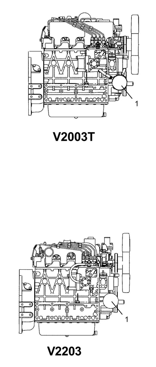 Maxi-Lite 15330 and 20330-Kubota V2003T and V2203 Assembly Parts By Allmand