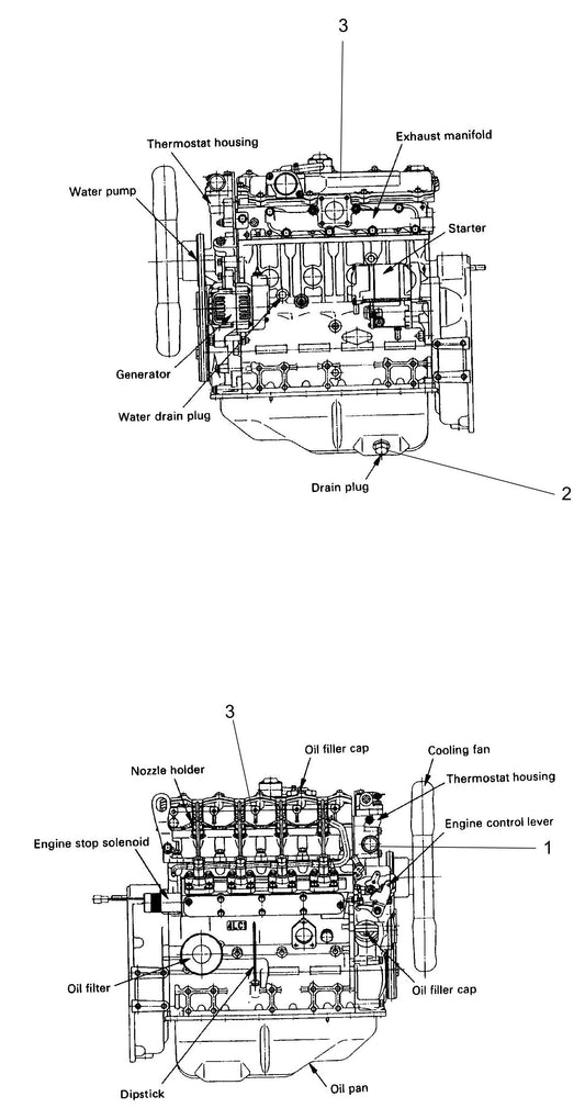 Maxi-Lite 15330 and 20330-Isuzu 4LE1 Assembly Parts By Allmand