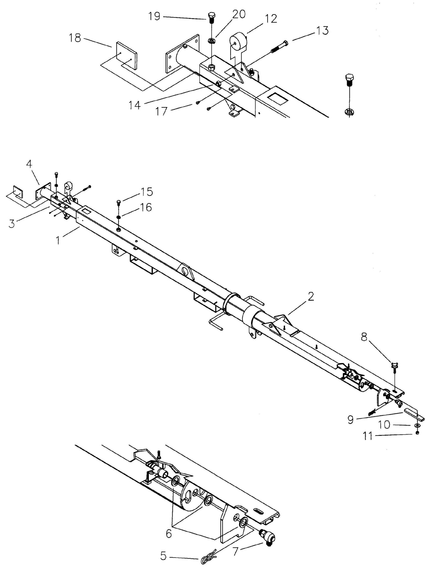 Maxi-Lite 15330 and 20330-Hydraulic Tower Assembly Parts By Allmand