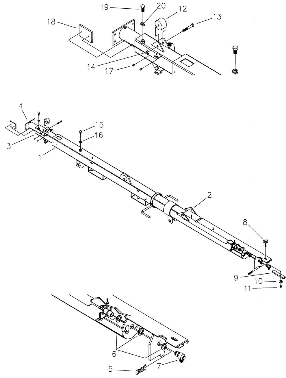 Maxi-Lite Hydraulic Tower-Hydraulic Tower Assembly Parts By Allmand
