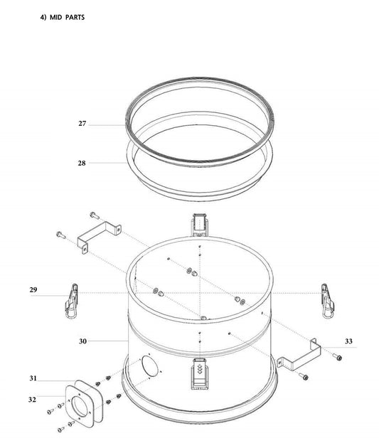 CV258B Mid Parts