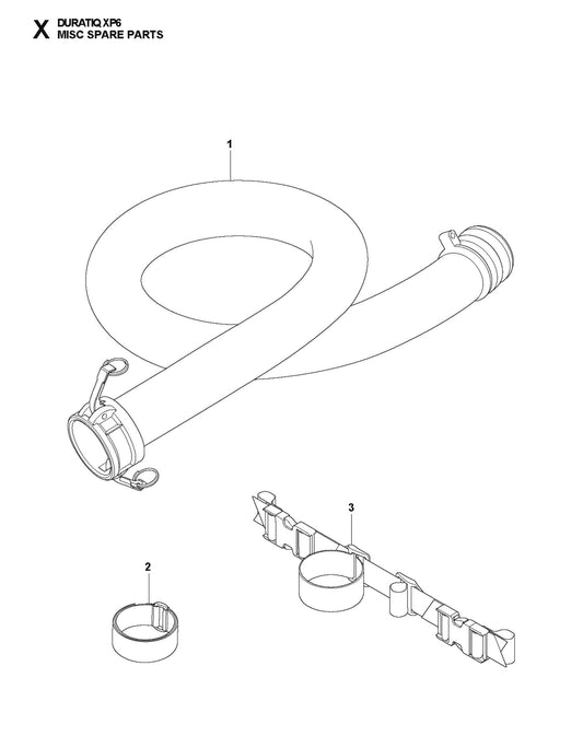Misc Spare Parts For HTC XP6 By Husqvarna