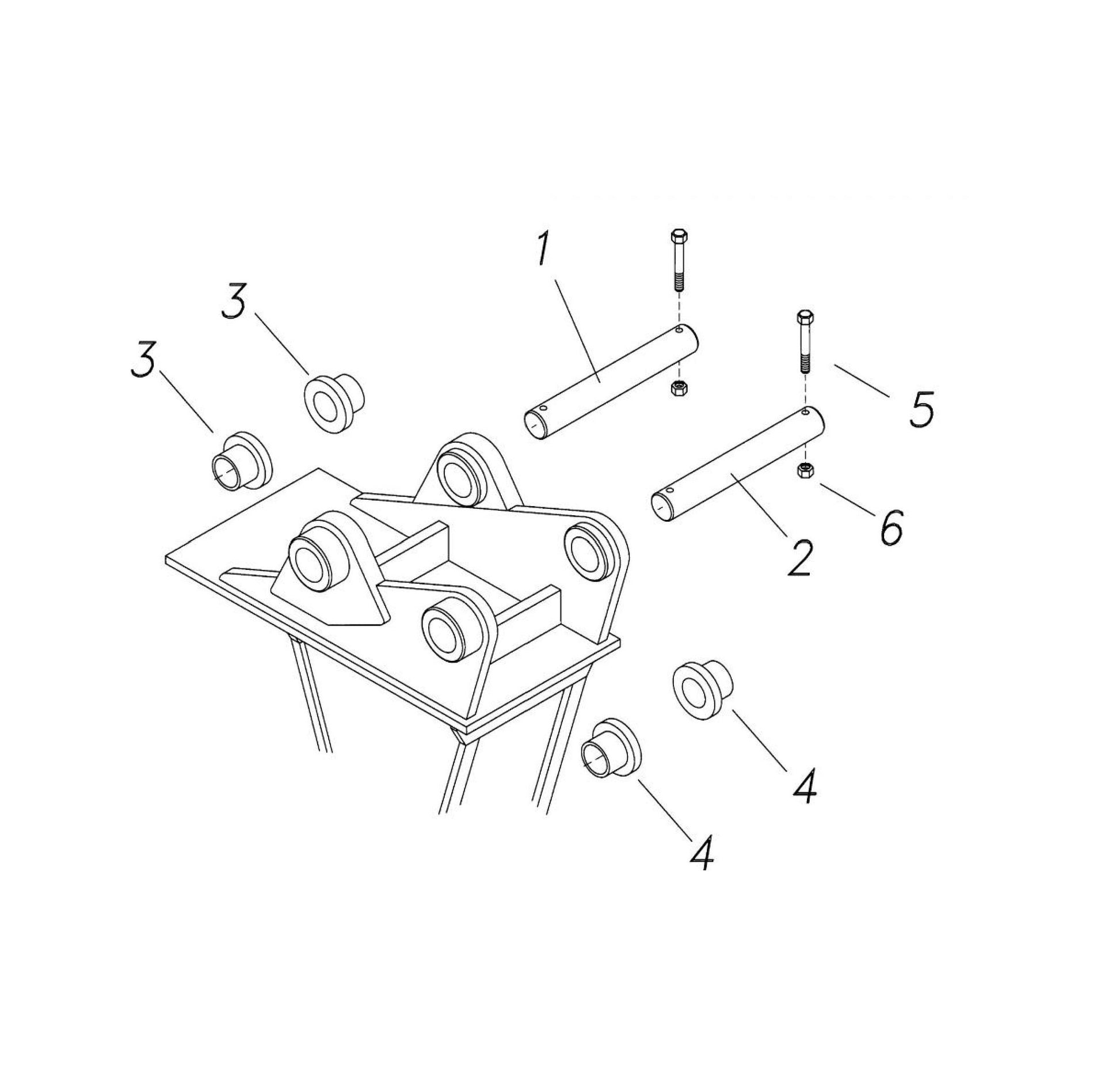 Mounting Kit Parts For CW 24 III By FRD
