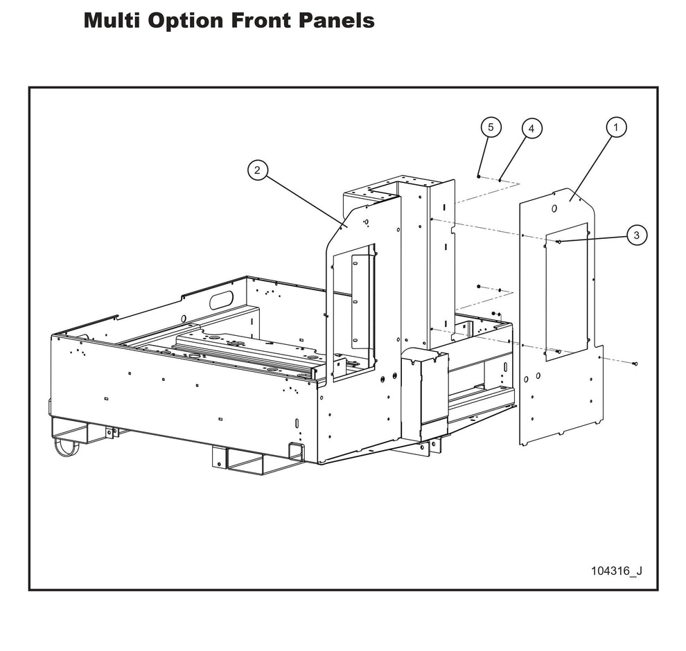 Multi Option Front Panels Parts by Allmand