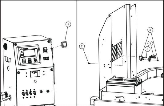 GR Series 6kW Night-Lite - Electric Winch Tower Switch and Breaker-I Assembly Parts By Allmand