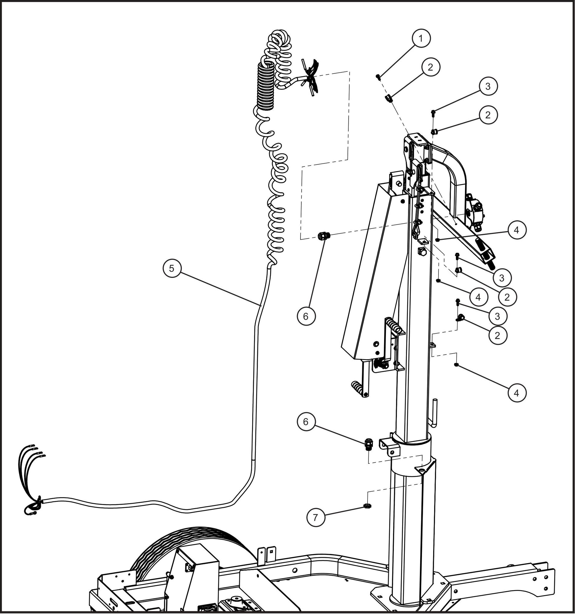 GR Series 6kW Night-Lite - Philatron Tower Cord Assembly Parts By Allmand