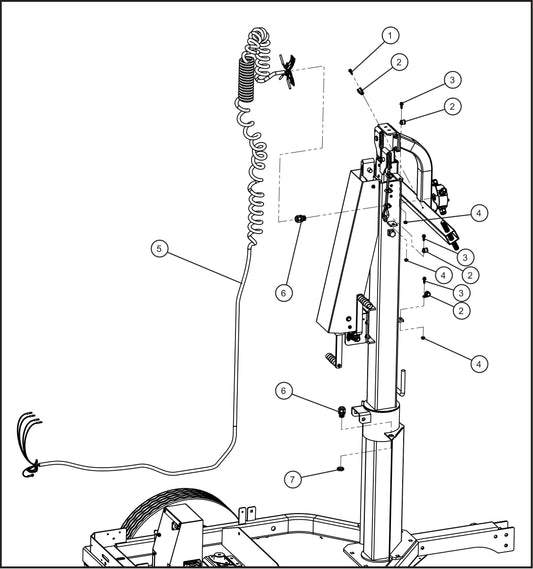 GR Series 6kW Night-Lite - Philatron Tower Cord Assembly Parts By Allmand