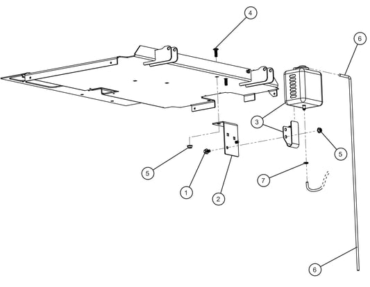 GR Series 6kW Night-Lite - Coolant Reservoir Tank Assembly Parts By Allmand