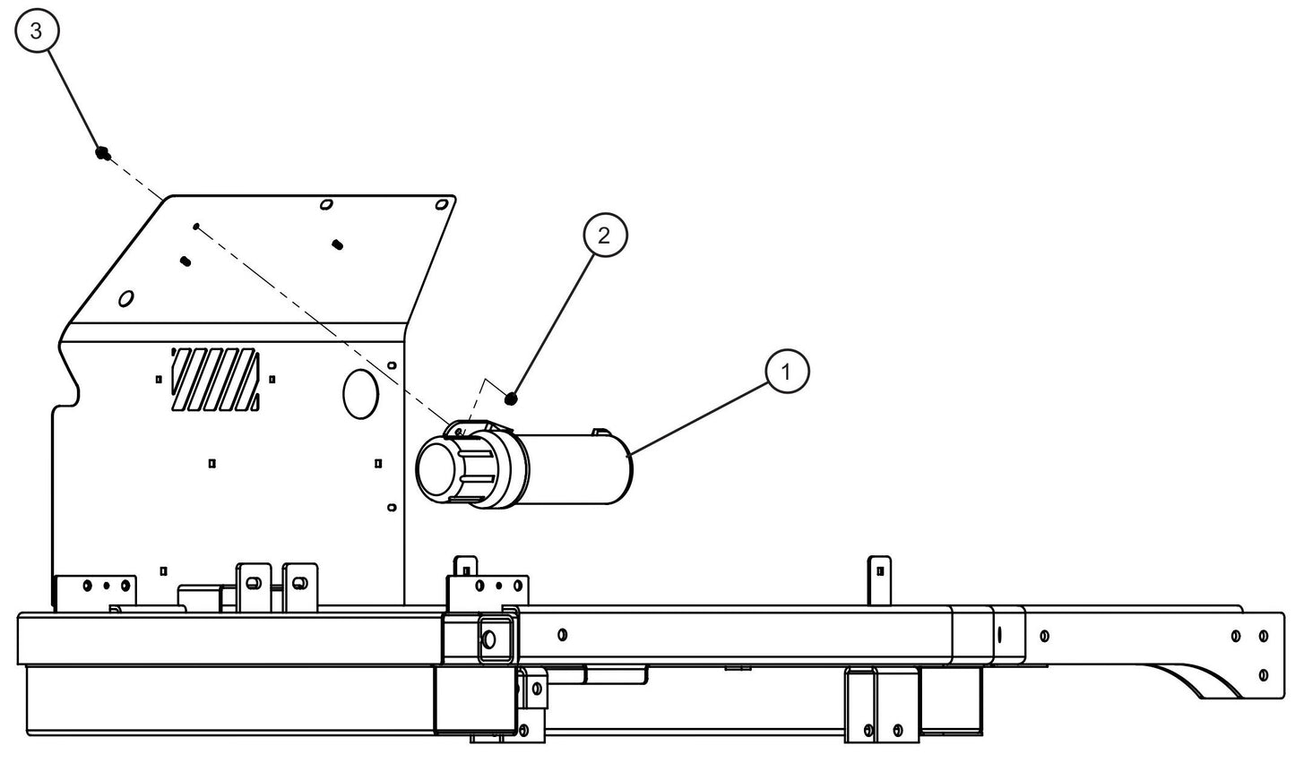 Manual Canister Assembly Parts for GR Series Night-Lite Air Cooled (Sn 25-000001 to 25-999999) by Allmand