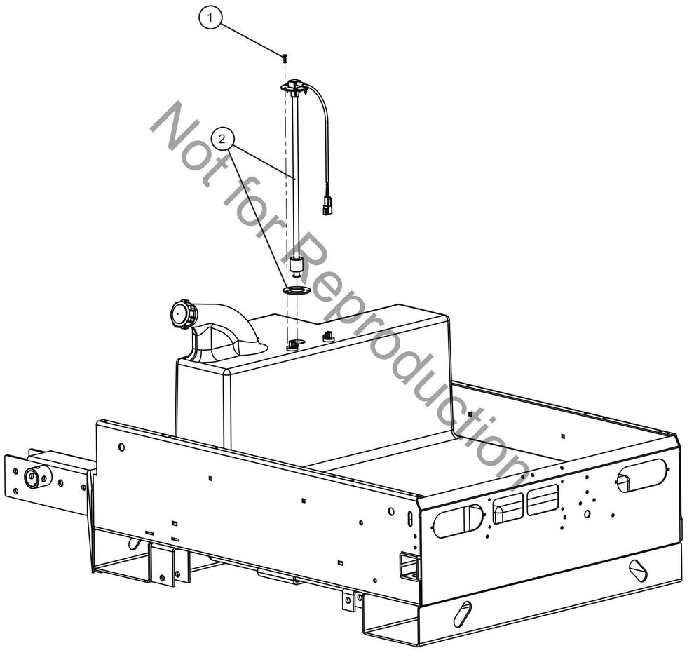 V Series Night-Lite Pro II Fuel Sender Assembly Parts By Allmand