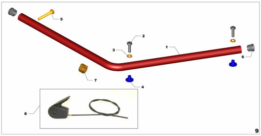 PRO50 4-Stroke Throttle Assembly Parts