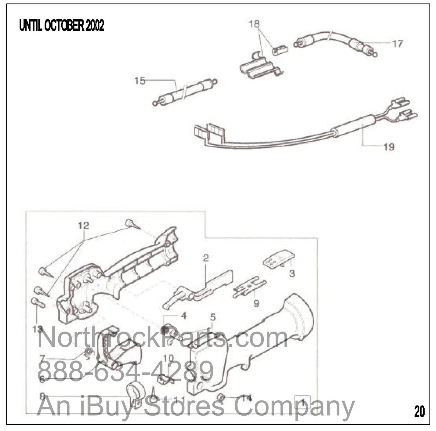 PRO50 2-Stroke Handle Assembly-1 Parts