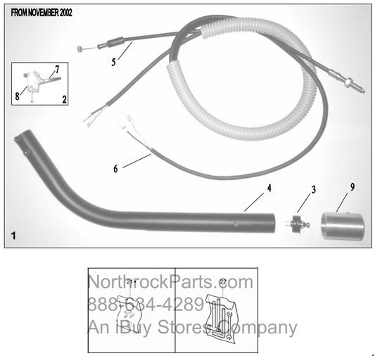 PRO50 2-Stroke Handle Assembly-2 Parts