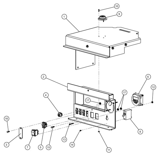 Night-Lite E-Series Electric Winch Manual Winch Component Box (1 of 3) Assembly Parts for Portable Lights Parts by Allmand