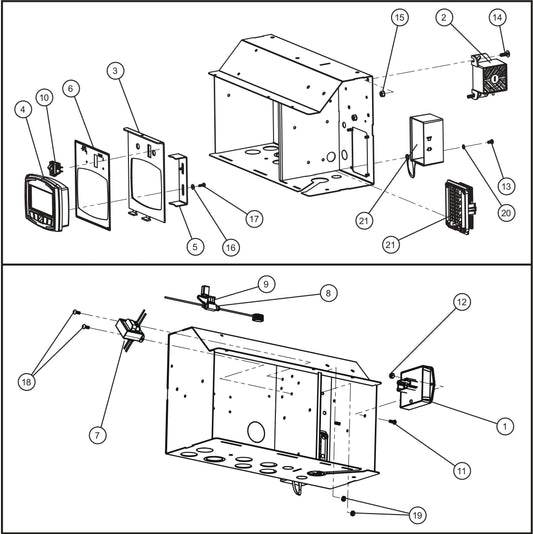LD Series Night-Lite Pro II LSC Start Engine Control Assembly Parts By Allmand