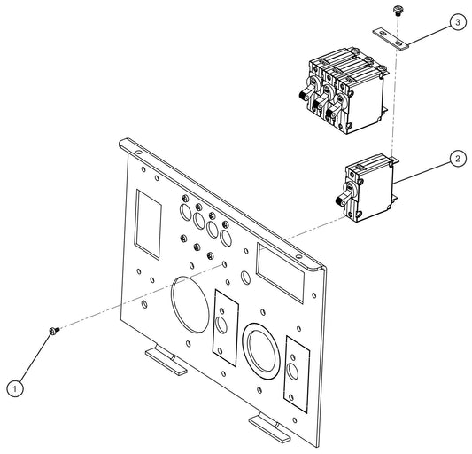LD Series Night-Lite Pro II Light Breaker Switches Assembly Parts By Allmand