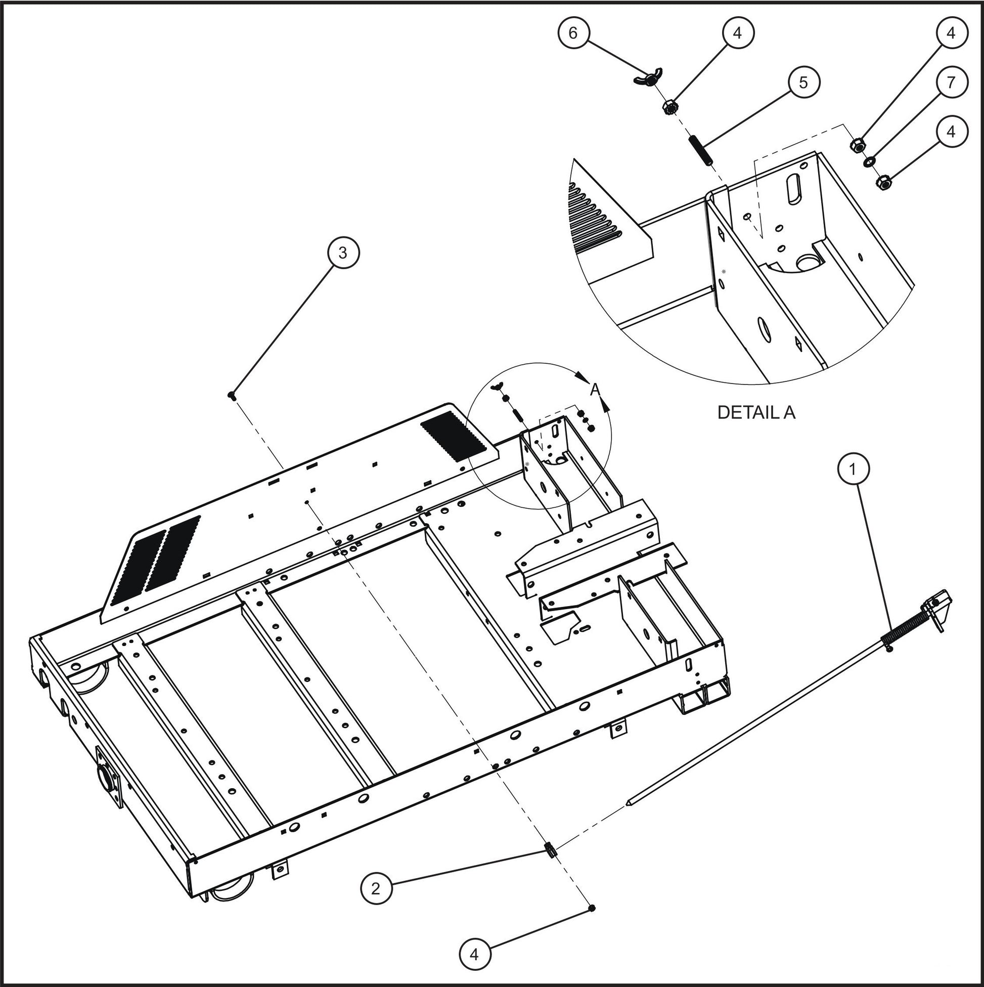 LD Series Night-Lite Pro II Ground Rod and Grounding Lug Assembly Parts By Allmand