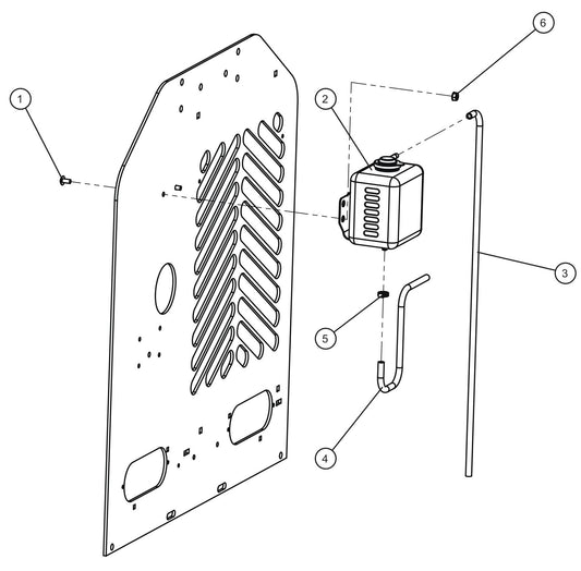 LD Series Night-Lite Pro II Coolant Recovery Tank Assembly Parts By Allmand