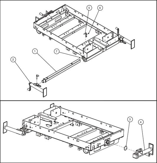 LD Series Night-Lite Pro II Outriggers And Jacks Assembly Parts By Allmand