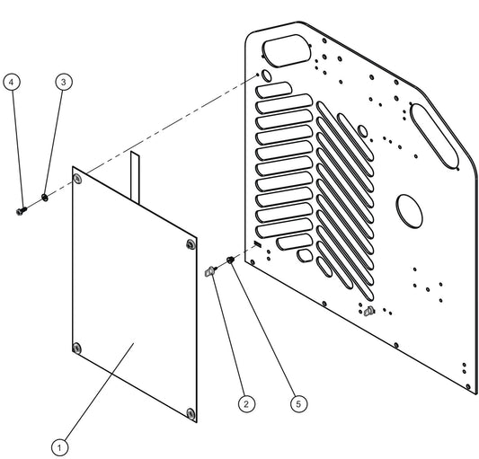 LD Series Night-Lite Pro II CAT/Perkins 1.1 Cold Front Assembly Parts By Allmand