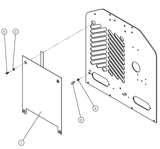LD Series Night-Lite Pro II Kubota D1005/1105 Cold Front Assembly Parts By Allmand