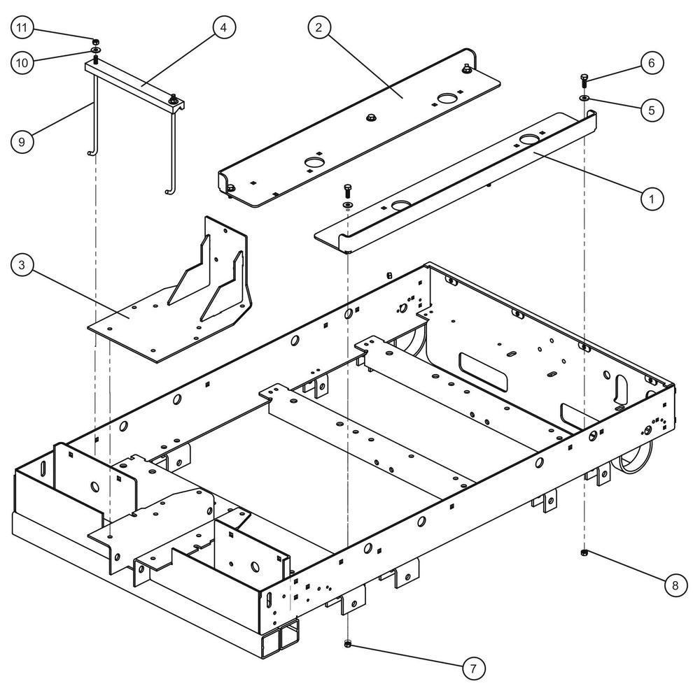 LD Series Night-Lite Pro II Non-FCS Group Assembly Parts By Allmand