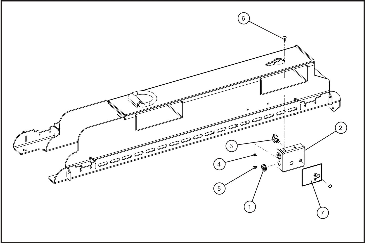 LD Series Night-Lite Pro II Vertical Tower Switch Panel Assembly Parts By Allmand