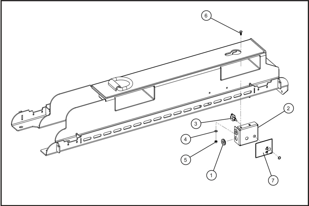 LD Series Night-Lite Pro II Vertical Tower Switch Panel Assembly Parts By Allmand