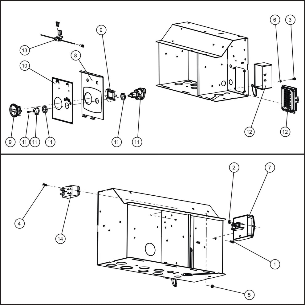 LD Series Night-Lite Pro II SLS Key Start Engine Control Assembly Parts By Allmand