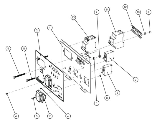 50Hz Schuko International Outlet Package Assembly Parts for V-Series Night-lite PRO II 50 & 60Hz NIGHT-LITE PRO II® (08-000001 to 08-005618) by Allmand